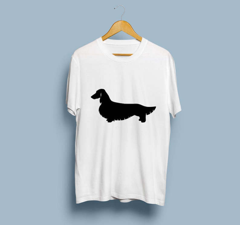 Longhaired Dachshund Version 2 Digital Download Etsy