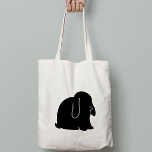 Mini Lop Rabbit - Digital Download, Mini Lop Rabbit Silhouette, Mini ...