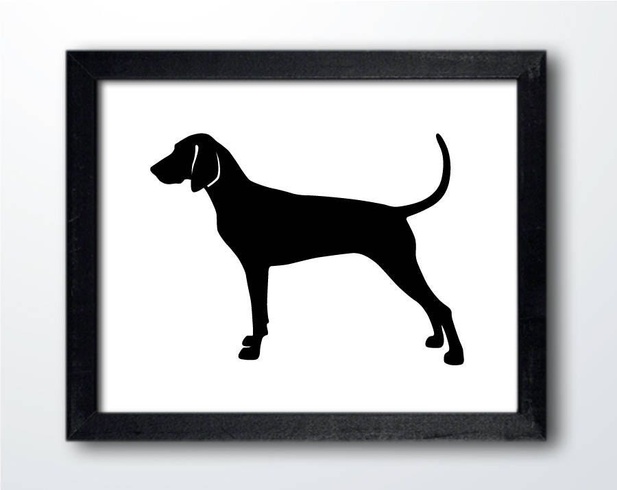 Bluetick Coonhound Descarga digital Bluetick Coonhound Art | Etsy