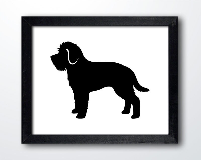Schnoodle Digital Download Schnoodle Art Dog Silhouette - Etsy UK