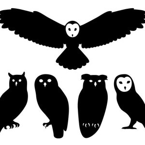 Halloween Owl SVG DXF Pack - Téléchargement numérique, Halloween Owl designs