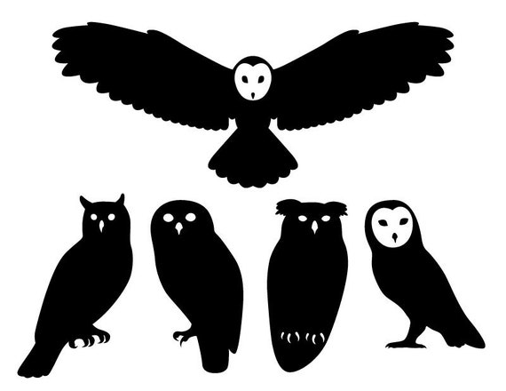 Download Halloween Owl Svg Dxf Pack Digital Download Halloween Owl Etsy