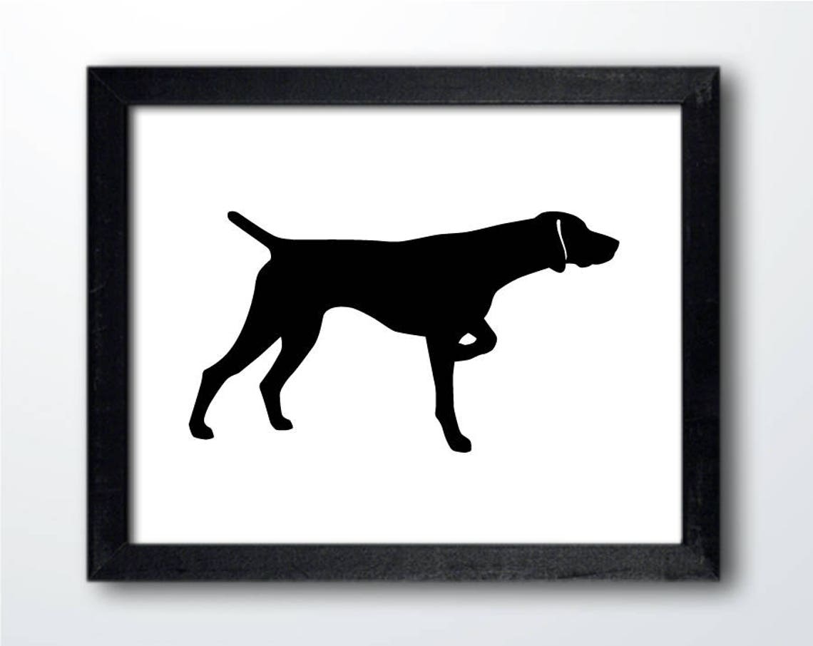 German Shorthaired Pointer docked Tail Digital Download Etsy