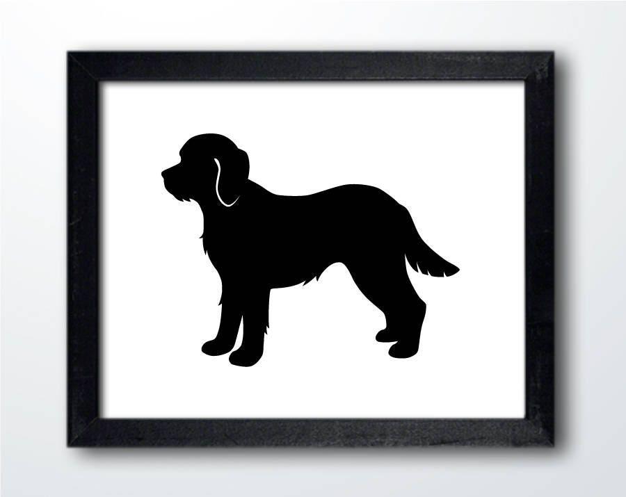 Cavapoo Digital Download Cavapoo Art Dog Silhouette | Etsy