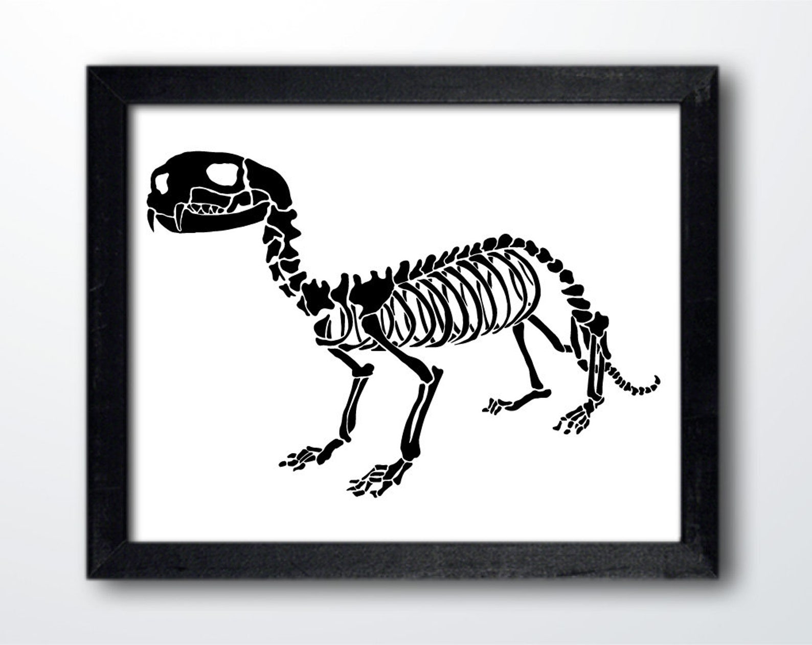 Ferret Skeleton Digital Download Ferret Art Halloween Etsy