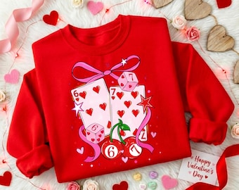 Playing Cards 6 7 Valentine Shirt, Funny Six Seven Hoodie, Valentine 6 7 Cards Tee, Trendy Youth Valentines, Valentine Lover Gift