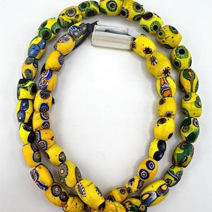 Antique Venetian Millefiori Trade Beads | Vintage Venetian Millefiori Glass Beads | Rare Collectible Beads for Jewelry Making #220