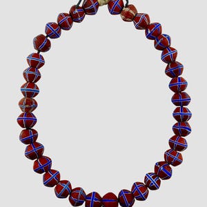 Venetian King Beads | 35 Antique Trade Beads | Authentic African Trade Beads | Vintage Venetian Glass Beads | Rare Handmade King Beads #075