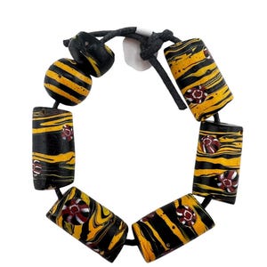 Venetian Antique Trade Beads | Strand of Authentic Glass Beads | Vintage Venetian Beads 8-24mm | Historical Collectible Venetian Bead #086