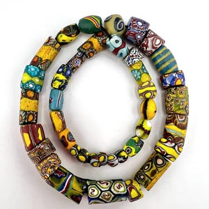 Antique Venetian Trade Bead, Millefiori Glass Bead, African Trade Beads, Glass Jewelry Supplies # 229