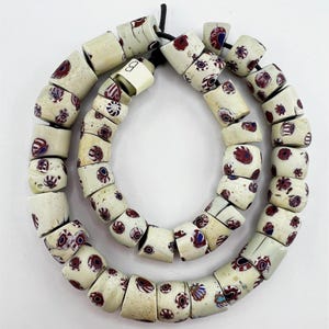 Antique Venetian Millefiori Trade Beads | African Trade Beads | Vintage Mosaic Millefiori Beads for Jewelry Making #017-B