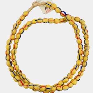 Venetian Antique Striped Beads | Authentic African Trade Beads | Vintage Venetian Glass Beads | Rare Handmade beads #139