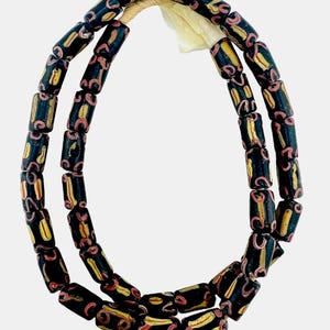 31 Antique Trade Beads | Authentic African Trade Beads | Rare Venetian Glass Beads | Antique Millefiori Trade Beads #046