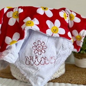 Farmhouse Monogram Throw Blanket - Groovy Girl Gifts