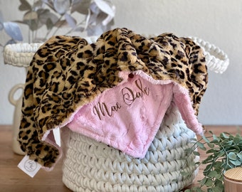Betsey Johnson Ultra Plush Leopard Print Throw 50 X 60 Etsy Canada
