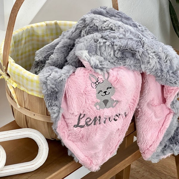 Bunny Baby Blanket Etsy