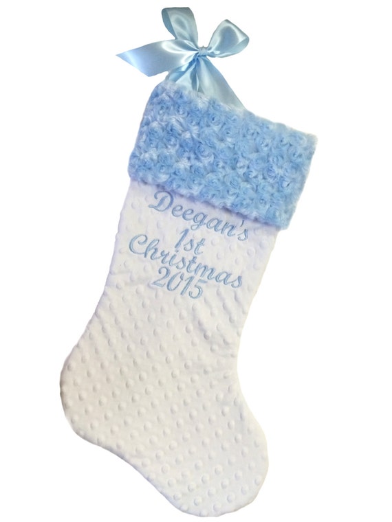 baby boy christmas stocking