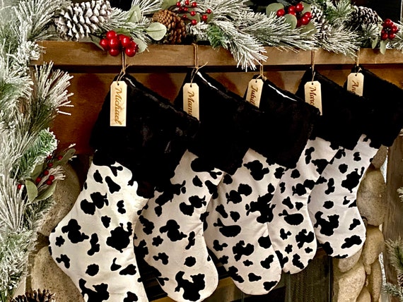 Cow in Stocking Ornament 