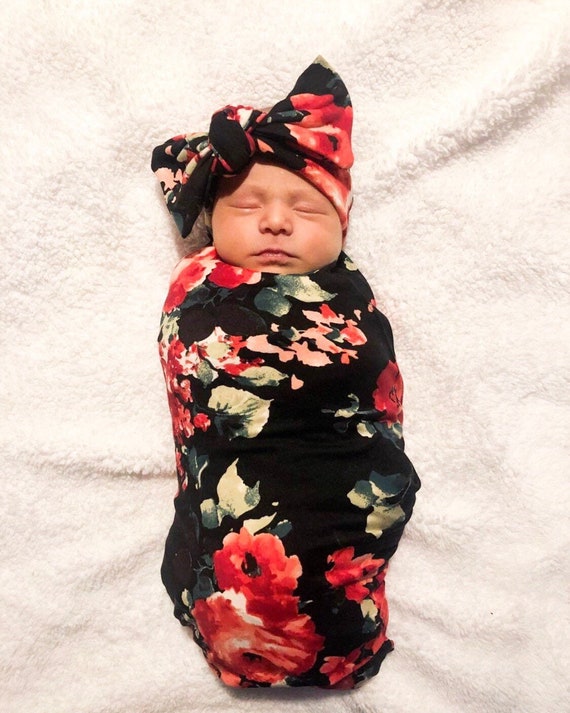 rose swaddle set