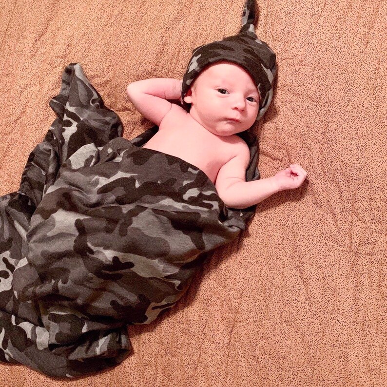 camo swaddle