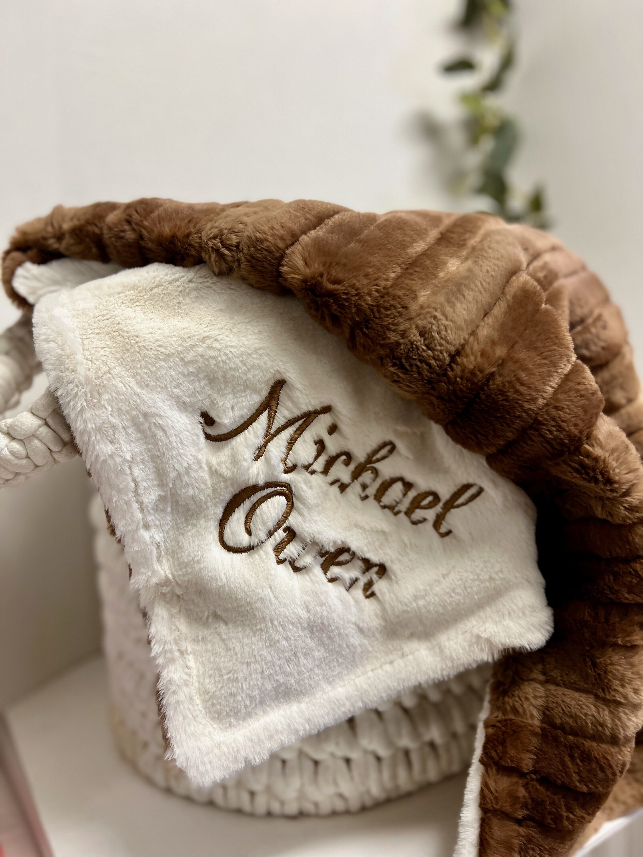 Chamois baby blanket 2025