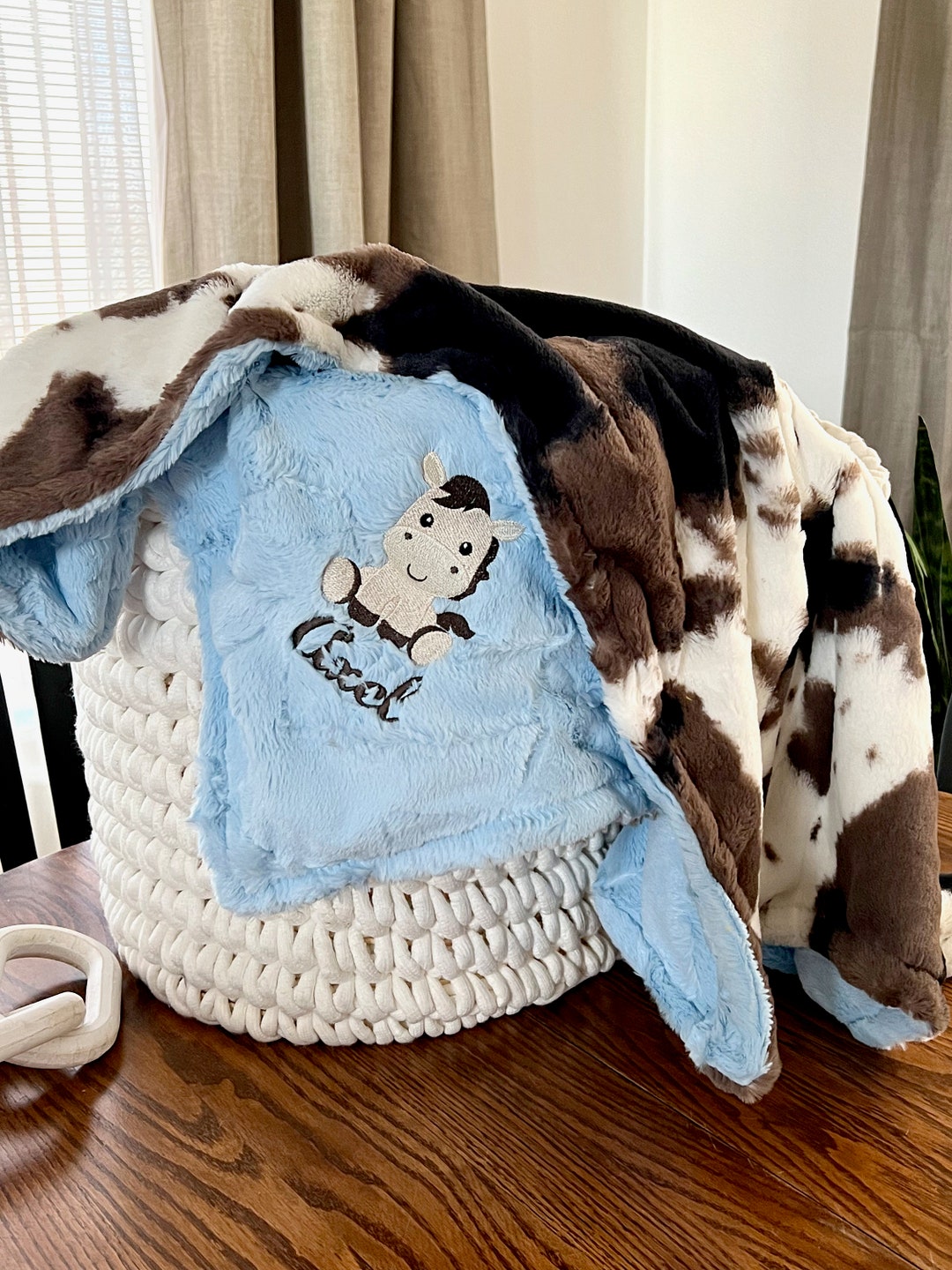 Western Baby Blanket, Cowboy Blanket Baby Wild