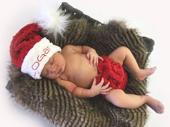 baby's first christmas hat