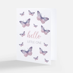 New Baby Gift Note - Baby Announcement Card - Gift Card for Baby - Congratulations Card, Cute Baby Shower Card - Add to Existing Order