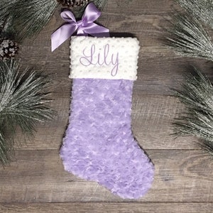 Lavender christmas stocking Clearance