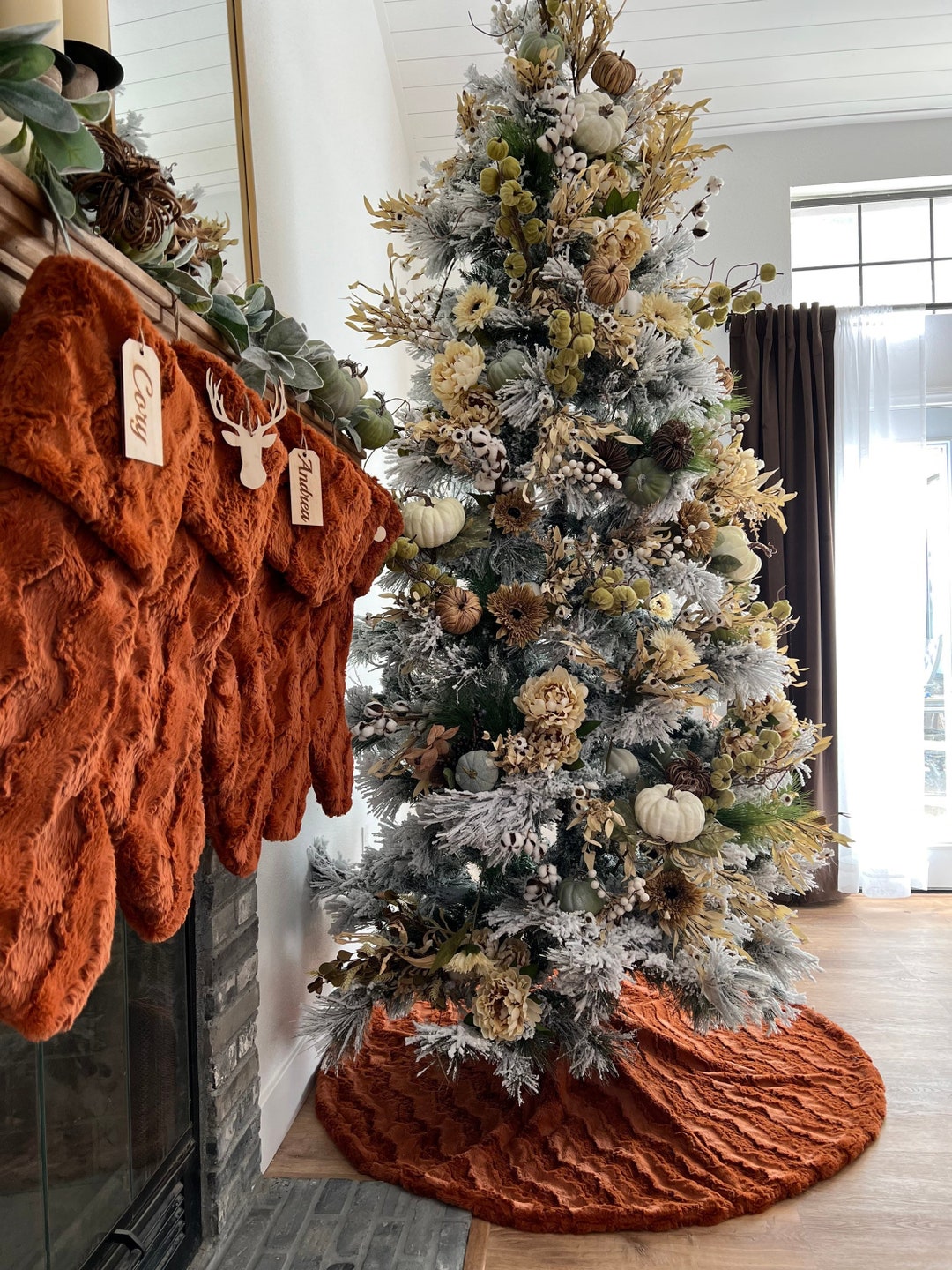 Orange Tree Skirt 