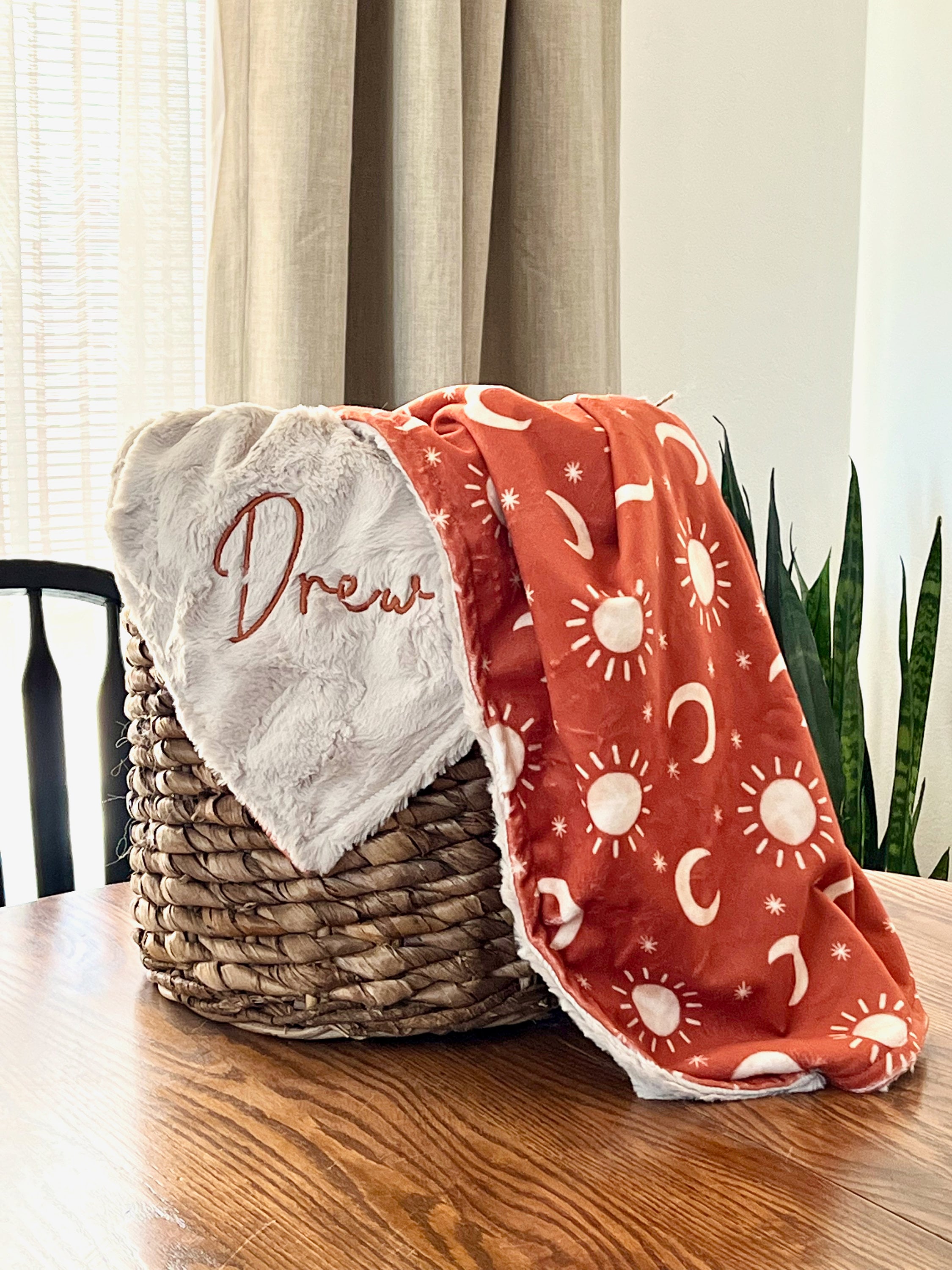 Rust Baby Blanket Etsy Canada