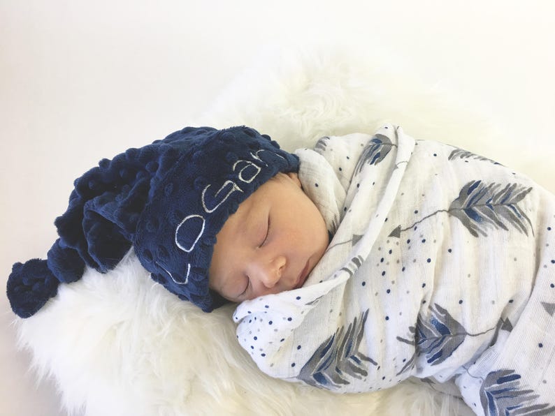 Personalized Baby Beanie Newborn Beanie Personalized Newborn Etsy
