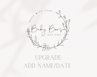 Upgrade Add Name/Date