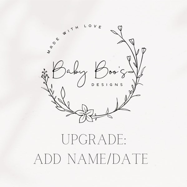 Upgrade Add Name/Date