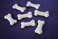 Bones-  Made from Royal Icing-  Cupcake or Cake Pop Toppers (24)