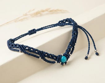 Handcrafted boho hippie stylish macrame  choker .