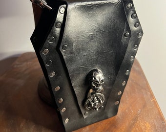 Leather Coffin Bag