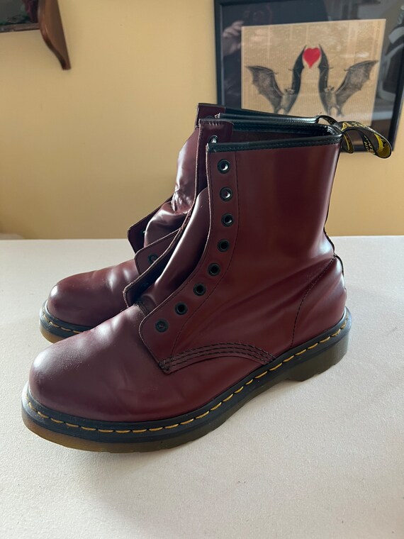 Oxblood Doc Martens - Etsy