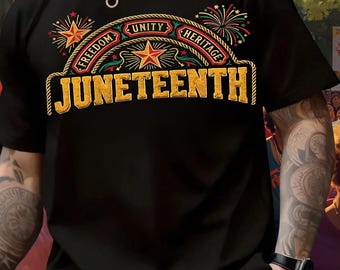 Juneteenth PNG | Design de sublimação Liberdade Unidade Herança (Arquivo digital)