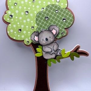 Koala Tree Card – Handmade Fold-It Birthday Greeting for Kids, Friends, or Animal Lovers