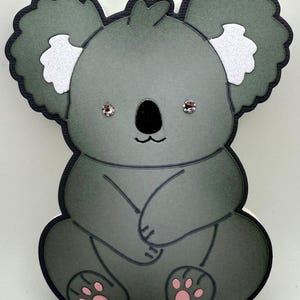 Adorable Koala Birthday Card – Unique Folded Design for Kids & Special Celebrations