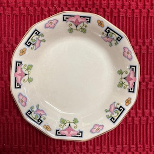 Vintage Antique 1920s Art Nouveau Johnson Brothers England Berry Bowl~Morning Glory Pattern