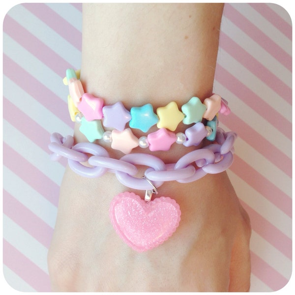 Pastel Kawaii Fairy Kei bracelet Pop Kei Harajuku Lolita Fashion