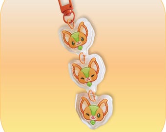 Pixel Sprite Noopy Tiered Acrylic Keychain [TANGY]