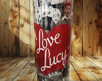 I Love Lucy Tumbler: 20oz Skinny Insulated Tumbler