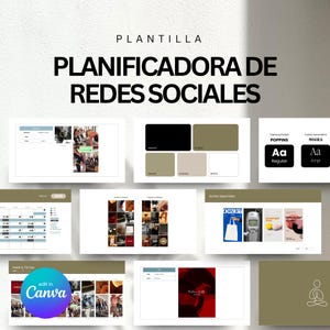 Social Media Planner - Monthly Content Planning Template - Canva