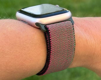 Woven Nylon Apple Watch Band: Breathable Sport Strap, Multiple Colors