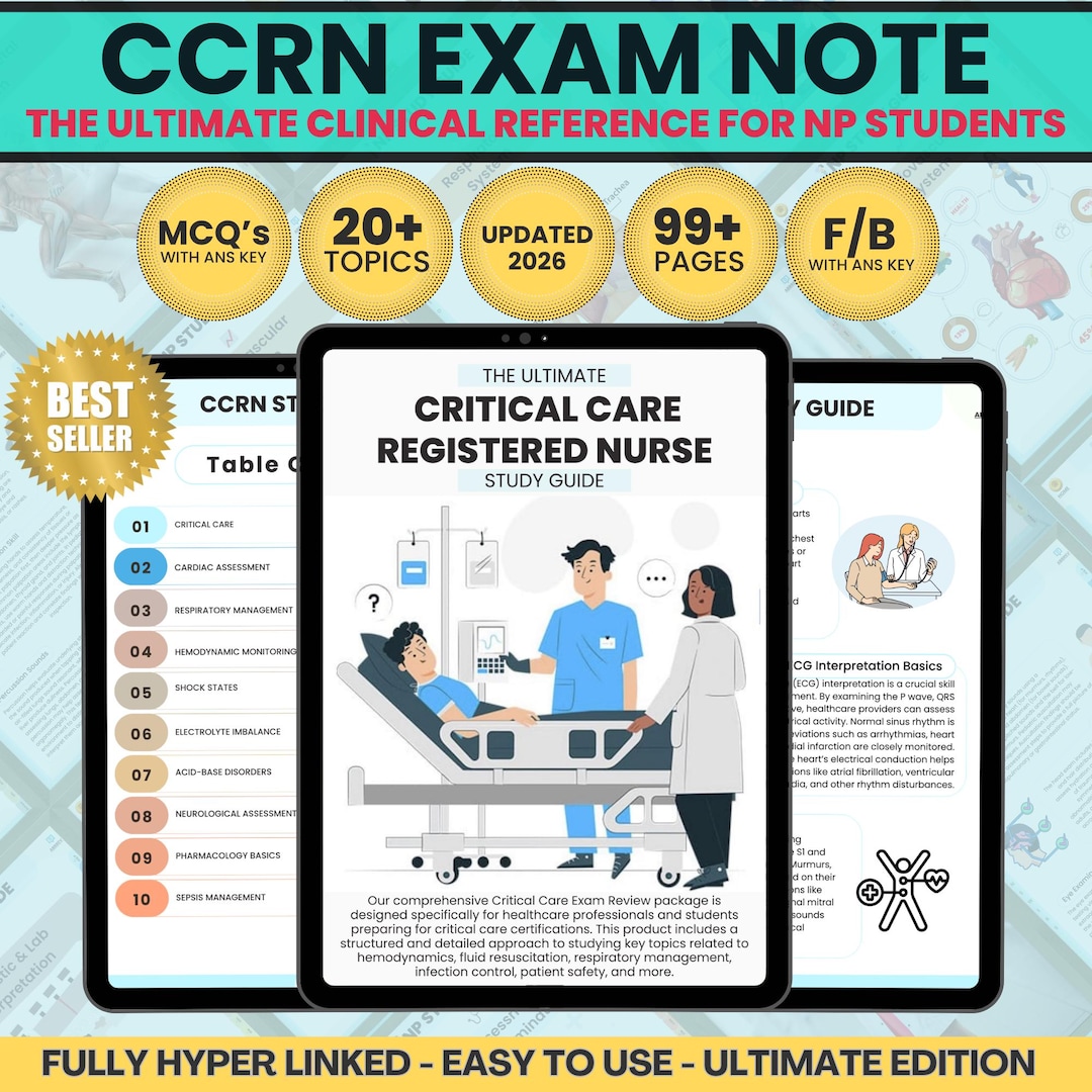 Ccrn Normal Values Guide CCRN Exam Study Guide: Practice Questions & Cheat Sheet, 20+ Topics, 98 ...