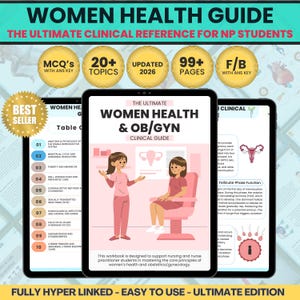 Guia de Enfermagem para Saúde da Mulher e Ginecologia e Obstetrícia | Notas sobre Cuidados Reprodutivos, Pré-natais, Ginecológicos, Contraceptivos e Menopausa | PDF para Estudantes de Enfermagem