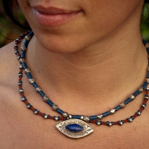 Afghan Lapis Lazuli Choker Necklace